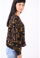 Bluza Dama Selected Slfgiselle Black Aop